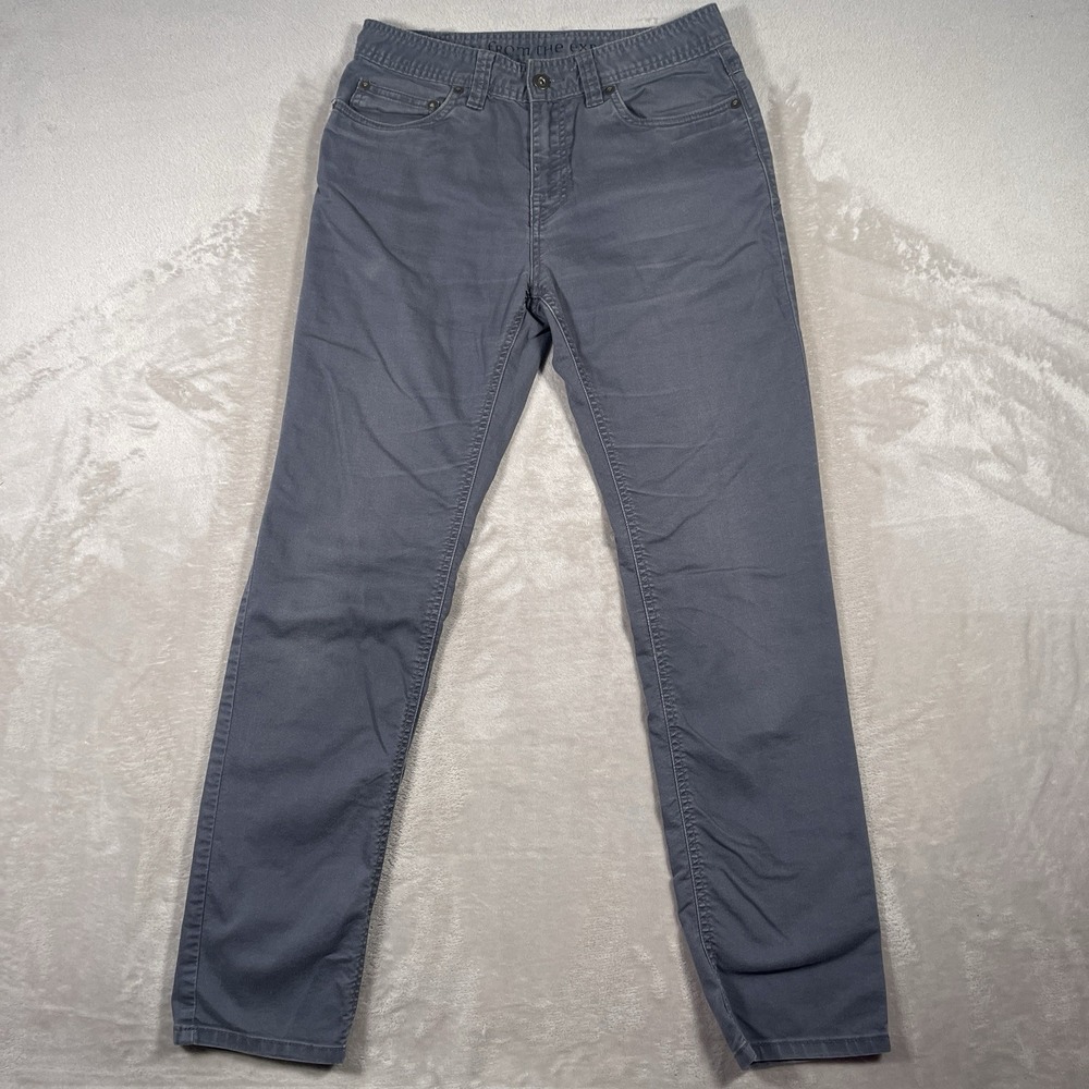 Prana Bridger Slim Fit Jeans‎ Mens 30x32 Gray Hiking Outdoors Casual 5 Pocket